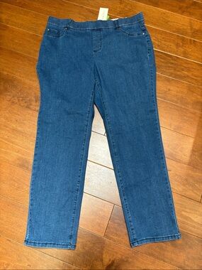 Straight-Leg Women's Jeans in Classic Blue Denim